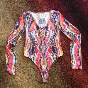 Free People bodysuit Small